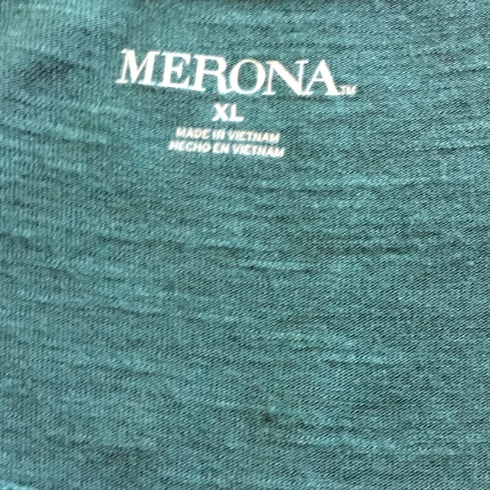Merona Dark Green Cottage Lace trim Fairycore Sleeveless Tank Size XL - Picture 6 of 8
